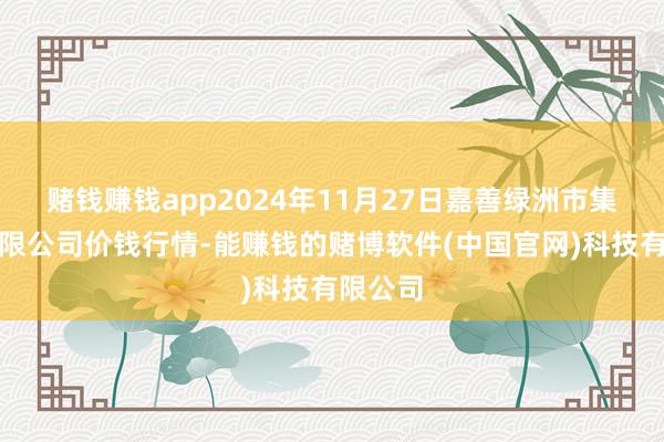 赌钱赚钱app2024年11月27日嘉善绿洲市集确立有限公司价钱行情-能赚钱的赌博软件(中国官网)科技有限公司